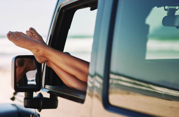 Driving Barefoot: Perfectly Legal